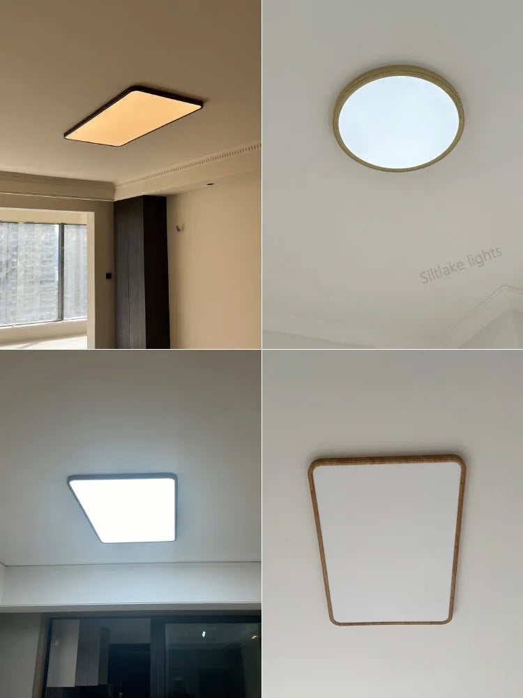 Bedroom ceiling lamp full spectrum eye protection modern simple living room lamp ultra-thin room balcony corridor study lights