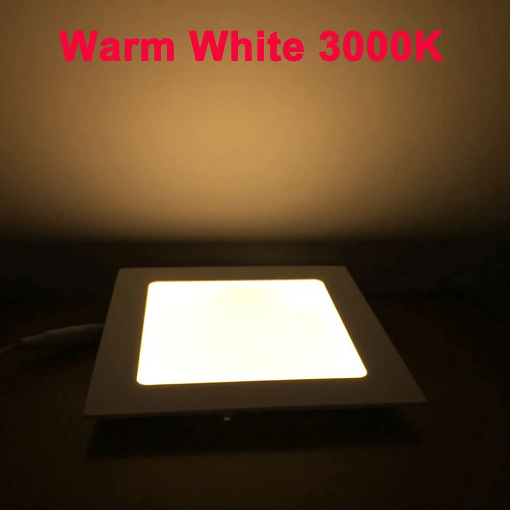 Ultra Thin Dimmable LED Downlight 3W 6W 9W 12W 18W Round LED Ceiling Recessed Panel Downlights Indoor LED Spot Lamp AC85~265V