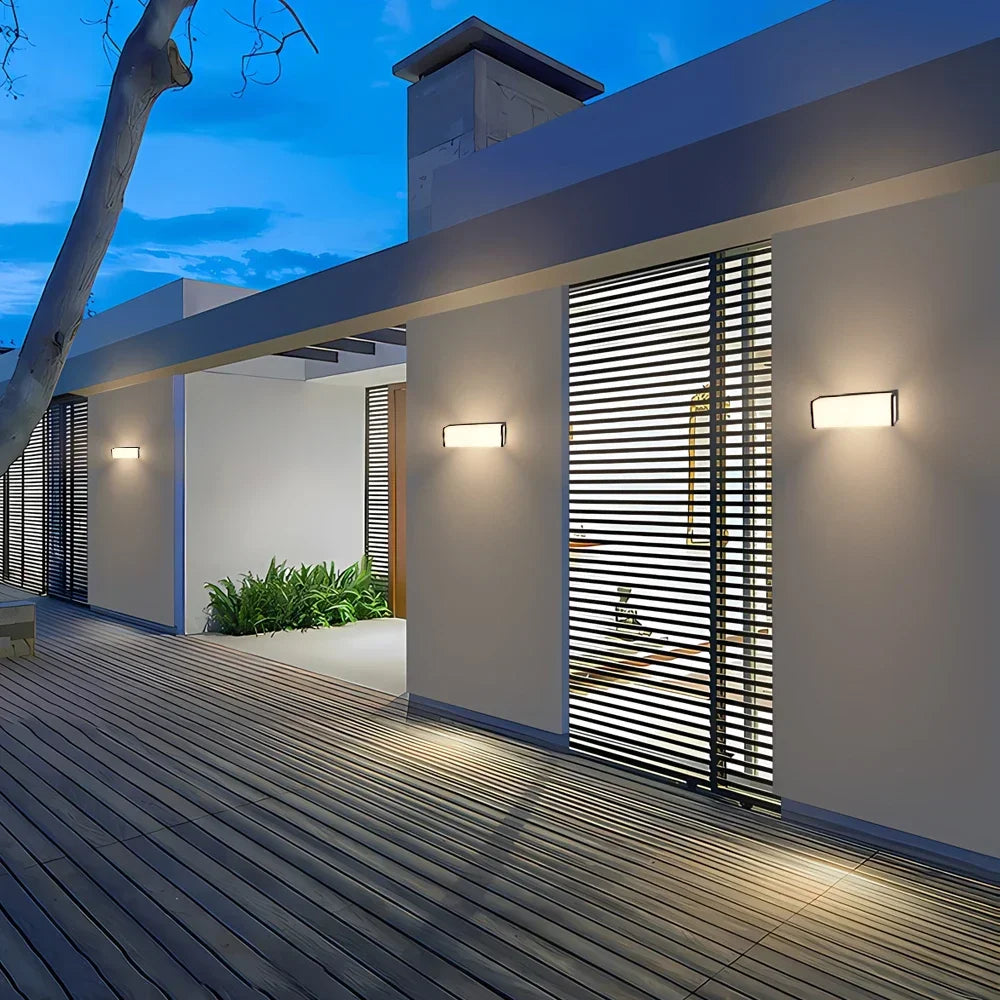 Modern Led Outdoor Wall Light Waterproof IP65 Balcony Garden Fence Lights Outdoor Porch Light Outdoor Wall Lamp
