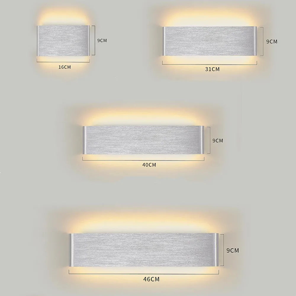 Led Wall Sconce Light 2.4G Bluetooth Remote Control Dimmable Wall Lamp AC170-245V Living Room Bedroom Indoor Wall Light Fixture