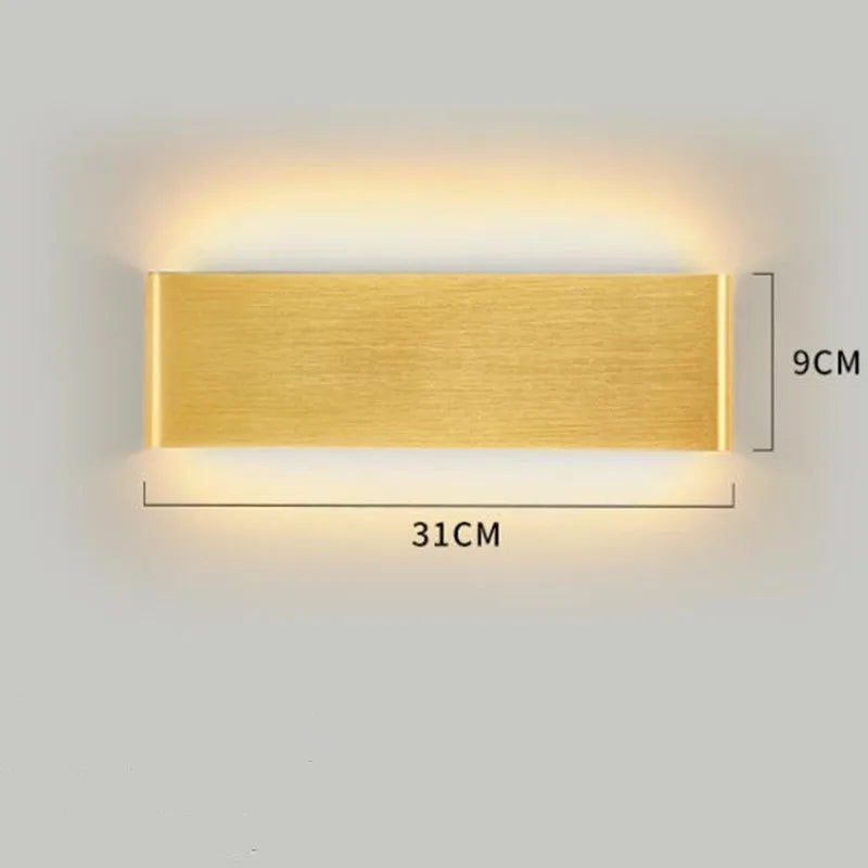 Led Wall Sconce Light 2.4G Bluetooth Remote Control Dimmable Wall Lamp AC170-245V Living Room Bedroom Indoor Wall Light Fixture