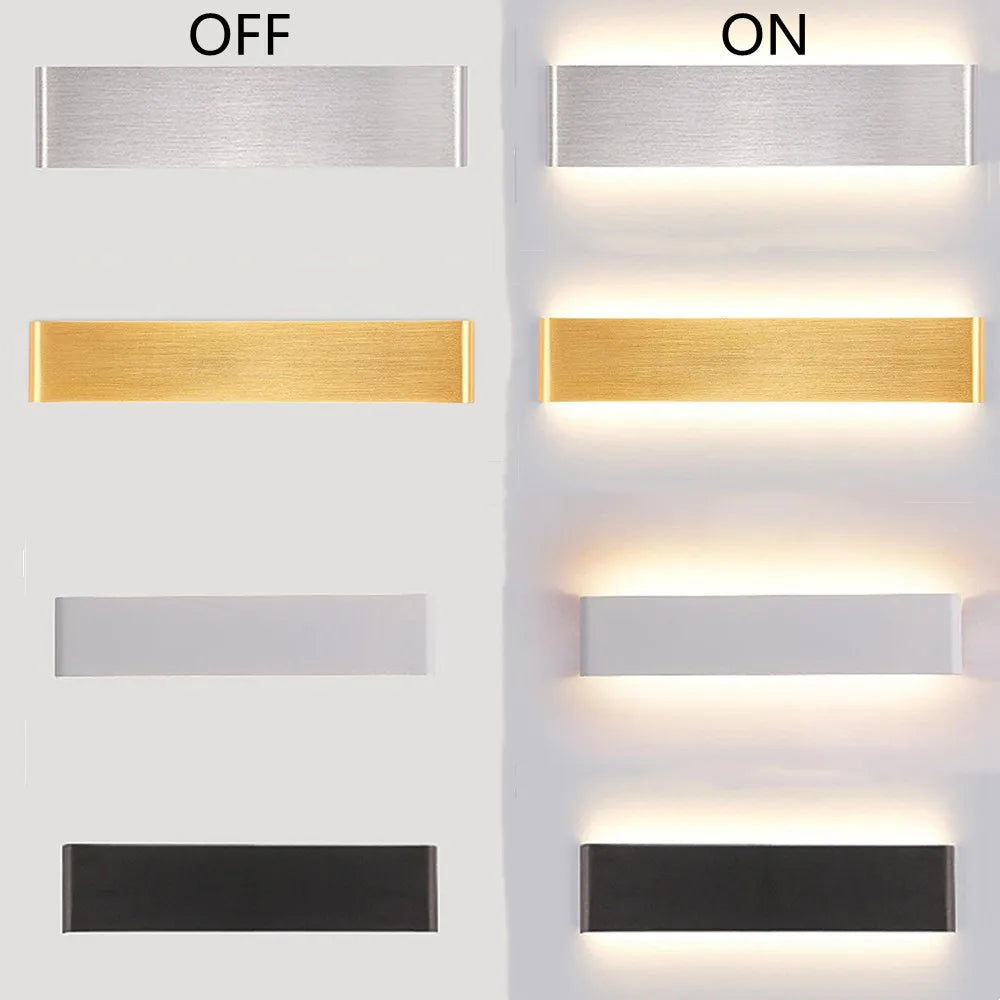Led Wall Sconce Light 2.4G Bluetooth Remote Control Dimmable Wall Lamp AC170-245V Living Room Bedroom Indoor Wall Light Fixture