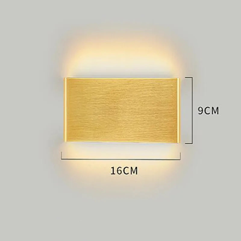 Led Wall Sconce Light 2.4G Bluetooth Remote Control Dimmable Wall Lamp AC170-245V Living Room Bedroom Indoor Wall Light Fixture