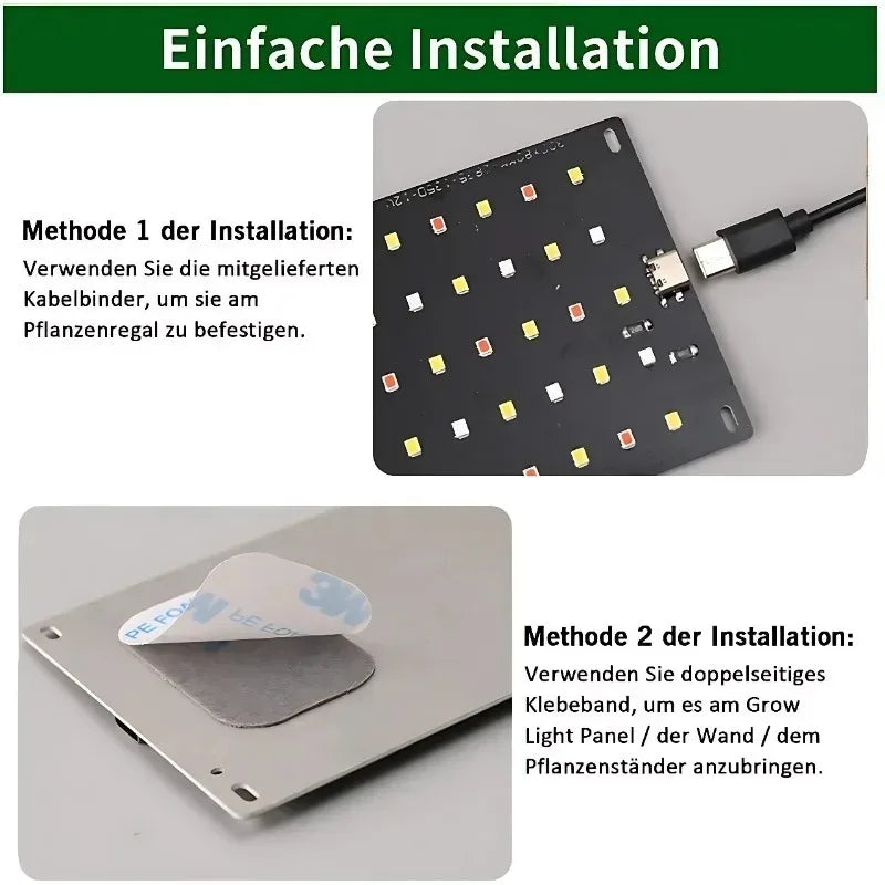 Plant Grow Light LED Cultivation Full Spectrum Dimmable Indoor Aquarium Lamp for Plants Greenhouse Timer Under Cabinet Lights