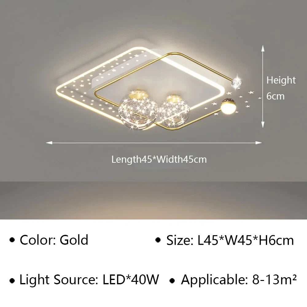 Modern LED Ceiling Lamp For Living Room Bedroom Restaurant Ceiling Chandelier Home Decoration Indoor Lighting Fixture Lustre