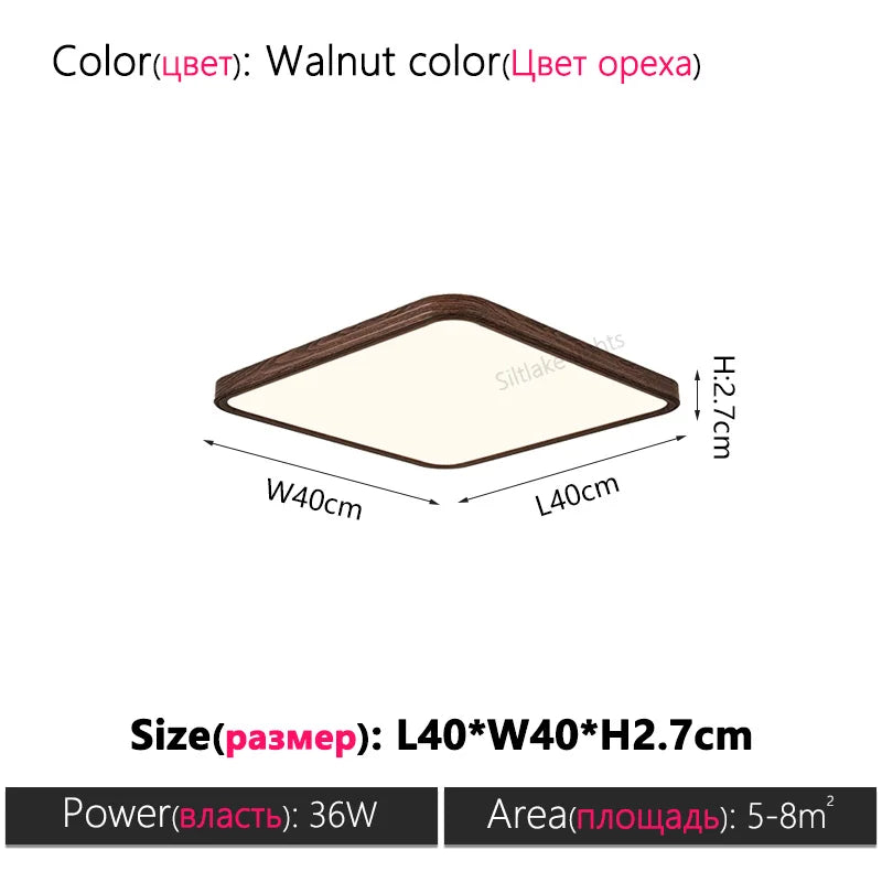 Bedroom ceiling lamp full spectrum eye protection modern simple living room lamp ultra-thin room balcony corridor study lights