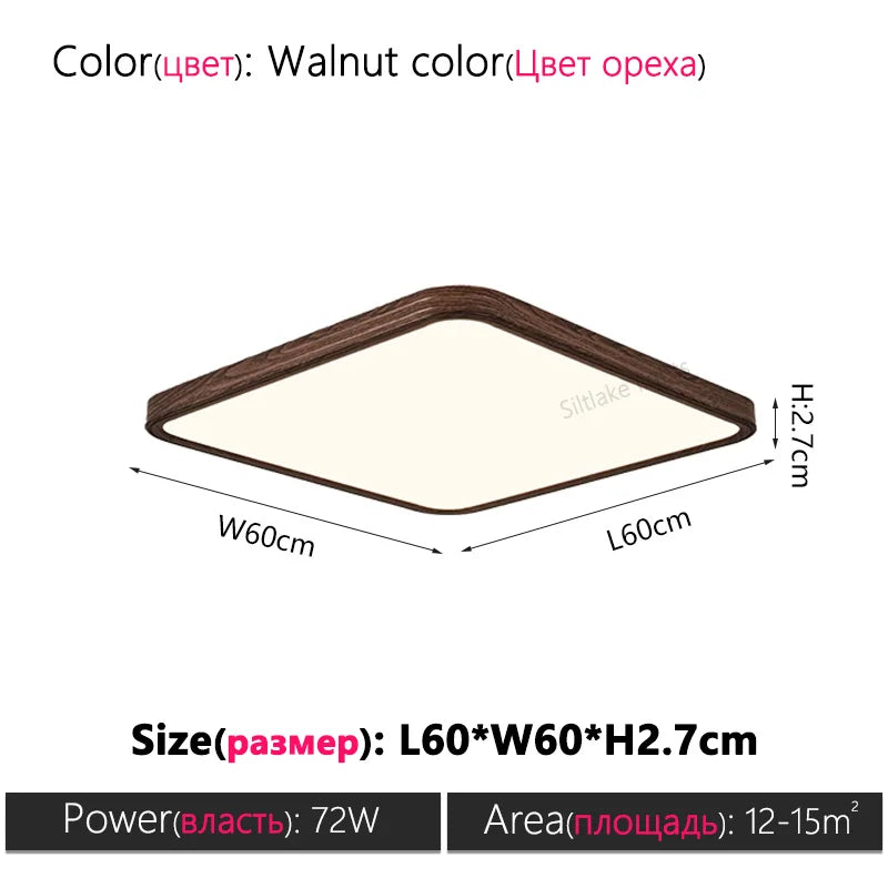Bedroom ceiling lamp full spectrum eye protection modern simple living room lamp ultra-thin room balcony corridor study lights