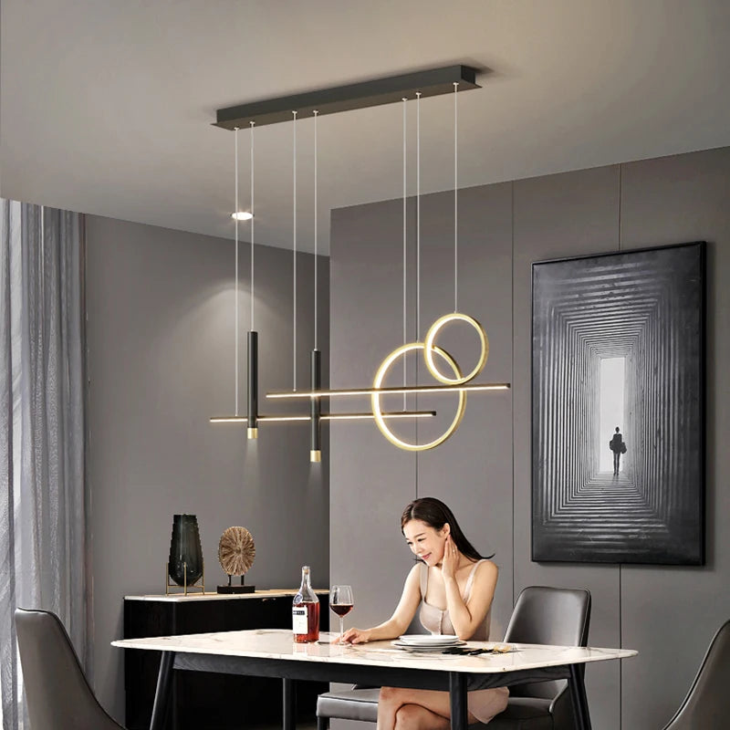 Modern dine dining room Pendant lights indoor lighting Ceiling lamp hanging light led chandelier decorative interior lighting