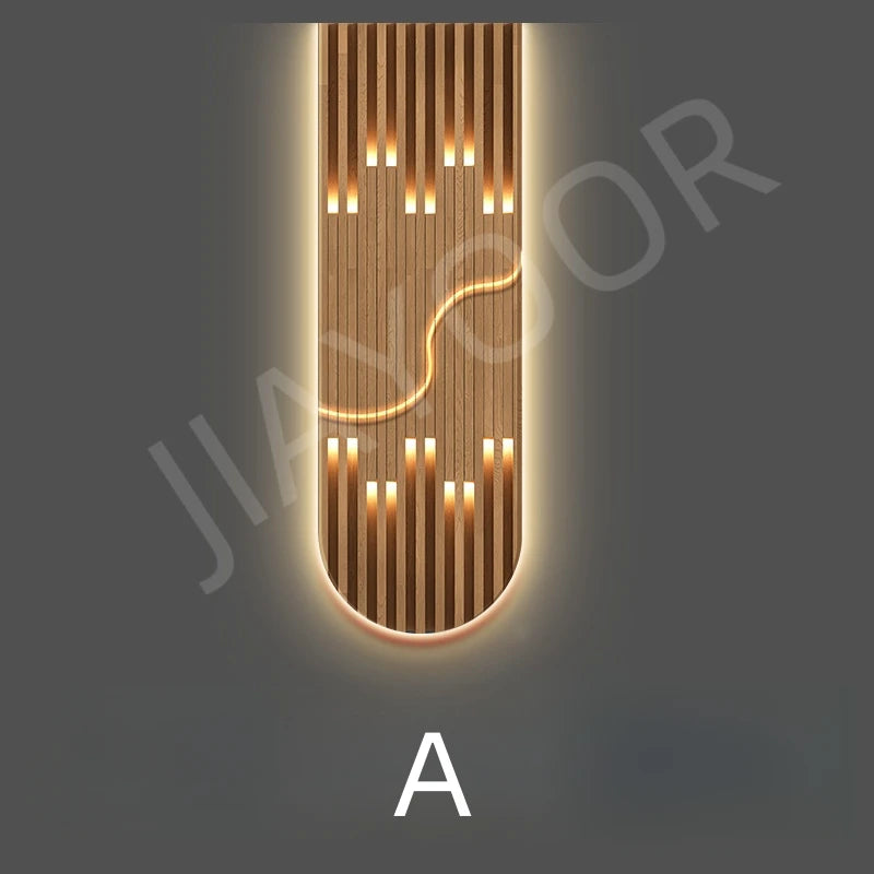 Modern Luxury LED Wall Lamp Fixture Home Decoration Abstract Mural Light Corridor Living Room Lustre High-end Hanging Painting