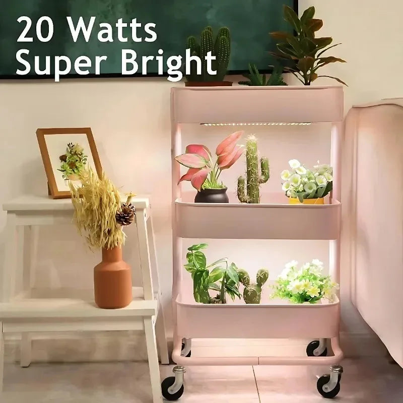 Plant Grow Light LED Cultivation Full Spectrum Dimmable Indoor Aquarium Lamp for Plants Greenhouse Timer Under Cabinet Lights