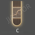 Modern Luxury LED Wall Lamp Fixture Home Decoration Abstract Mural Light Corridor Living Room Lustre High-end Hanging Painting