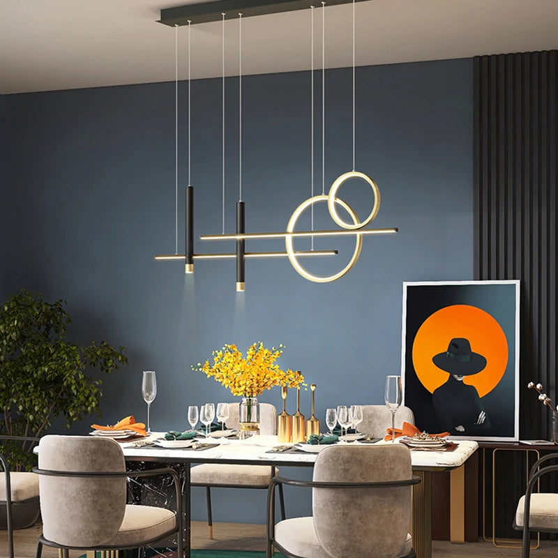 Modern dine dining room Pendant lights indoor lighting Ceiling lamp hanging light led chandelier decorative interior lighting
