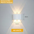 Aluminum Interior Wall Light Waterproof IP65 LED Wall Lamp Outdoor Garden Lights Bedroom Living Room Loft Decor Stairs Lighting