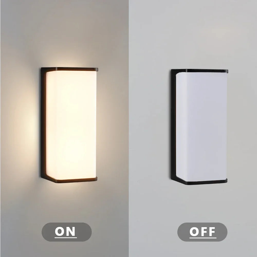 Modern Led Outdoor Wall Light Waterproof IP65 Balcony Garden Fence Lights Outdoor Porch Light Outdoor Wall Lamp