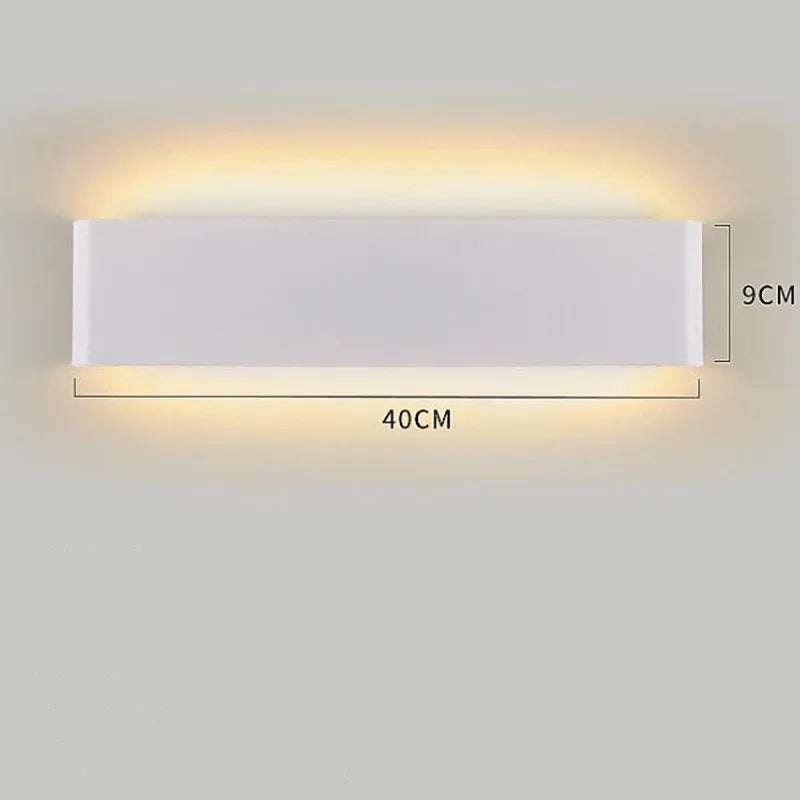 Led Wall Sconce Light 2.4G Bluetooth Remote Control Dimmable Wall Lamp AC170-245V Living Room Bedroom Indoor Wall Light Fixture