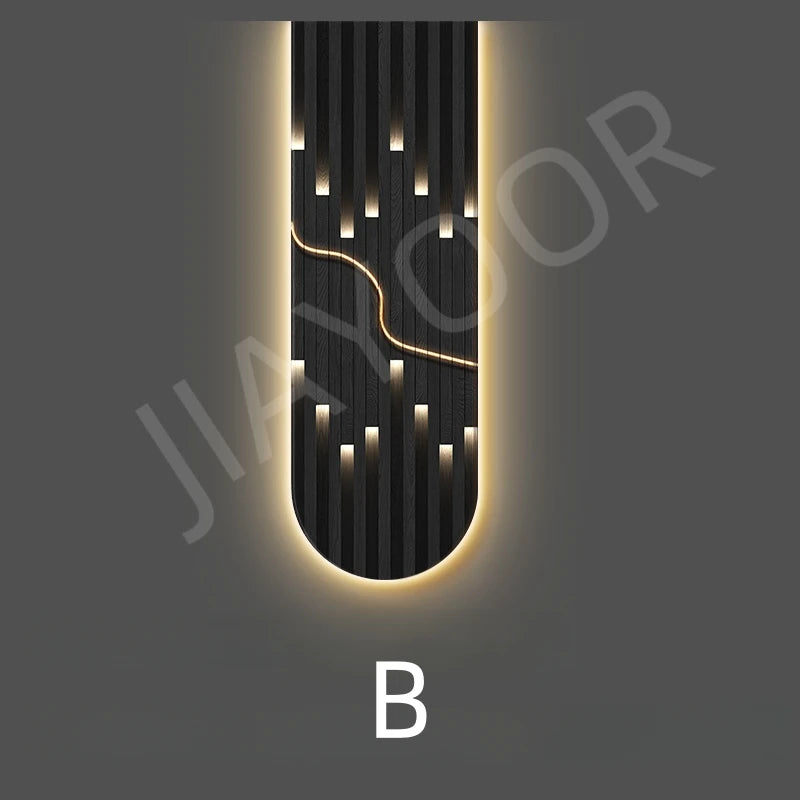 Modern Luxury LED Wall Lamp Fixture Home Decoration Abstract Mural Light Corridor Living Room Lustre High-end Hanging Painting