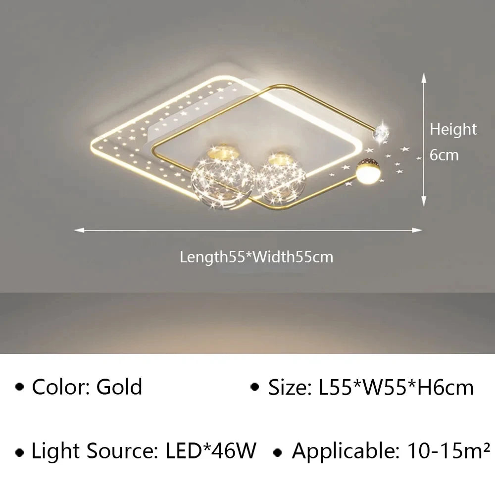 Modern LED Ceiling Lamp For Living Room Bedroom Restaurant Ceiling Chandelier Home Decoration Indoor Lighting Fixture Lustre