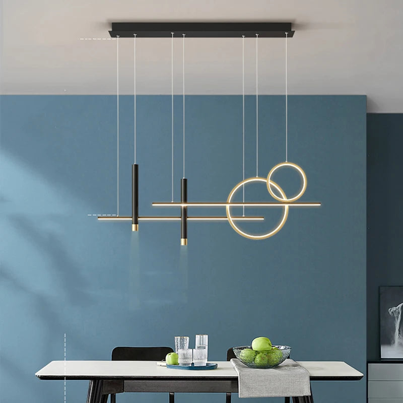 Modern dine dining room Pendant lights indoor lighting Ceiling lamp hanging light led chandelier decorative interior lighting