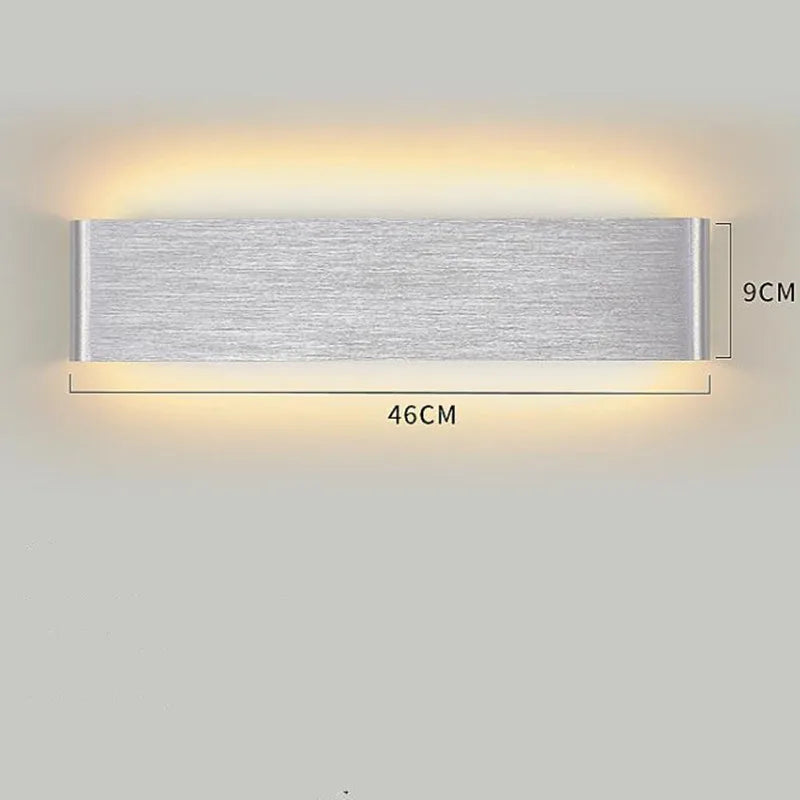 Led Wall Sconce Light 2.4G Bluetooth Remote Control Dimmable Wall Lamp AC170-245V Living Room Bedroom Indoor Wall Light Fixture