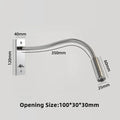 Flexible Embedded LED Reading Wall Lamp with Switch Adjustable Hotel Bedroom Bedside Headboard Sconce Study Night Light Fixture