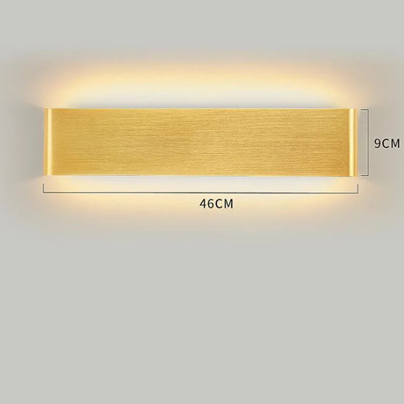 Led Wall Sconce Light 2.4G Bluetooth Remote Control Dimmable Wall Lamp AC170-245V Living Room Bedroom Indoor Wall Light Fixture