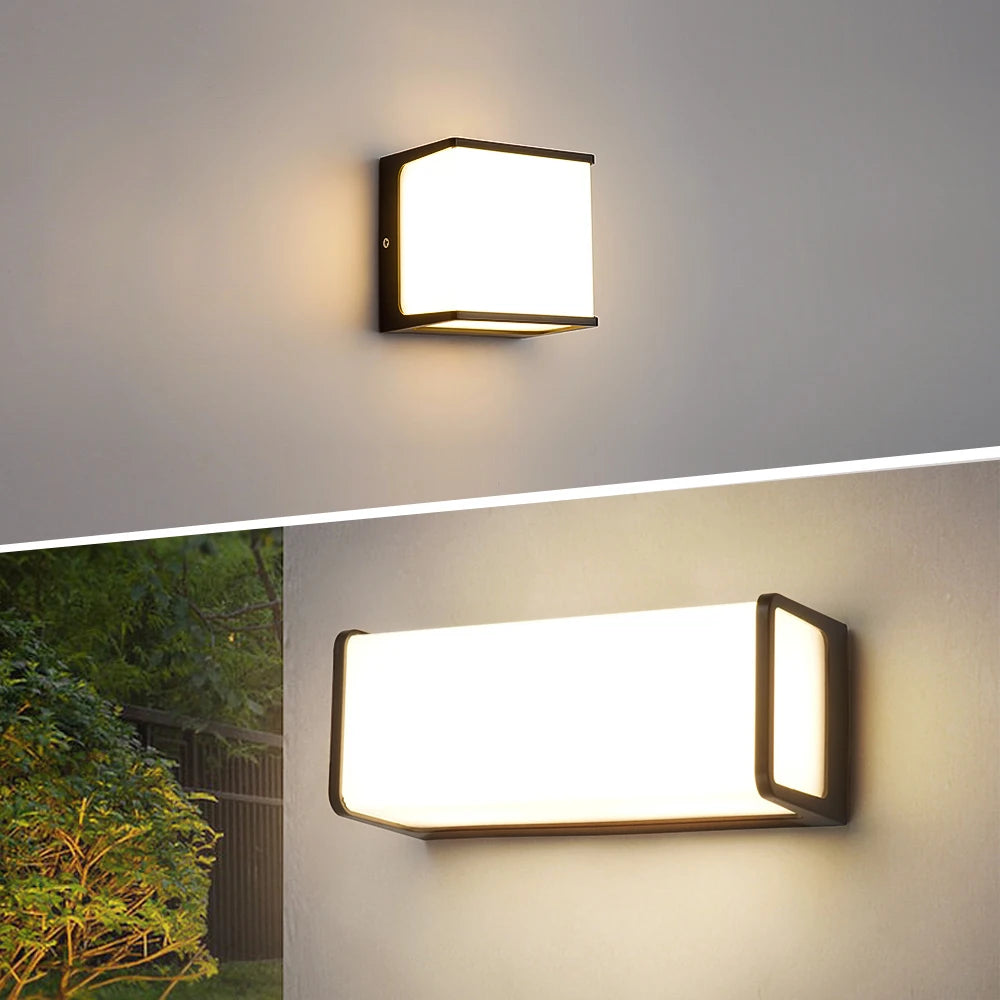 Modern Led Outdoor Wall Light Waterproof IP65 Balcony Garden Fence Lights Outdoor Porch Light Outdoor Wall Lamp