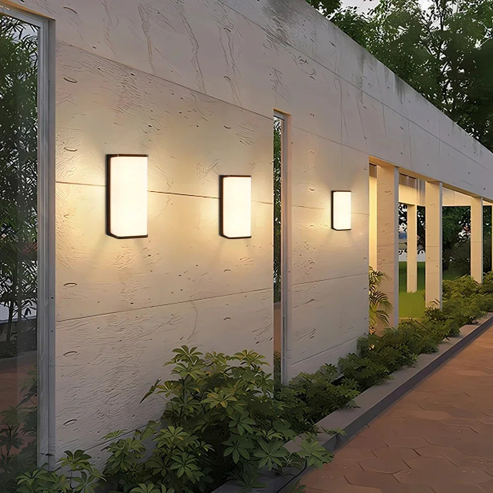 Modern Led Outdoor Wall Light Waterproof IP65 Balcony Garden Fence Lights Outdoor Porch Light Outdoor Wall Lamp