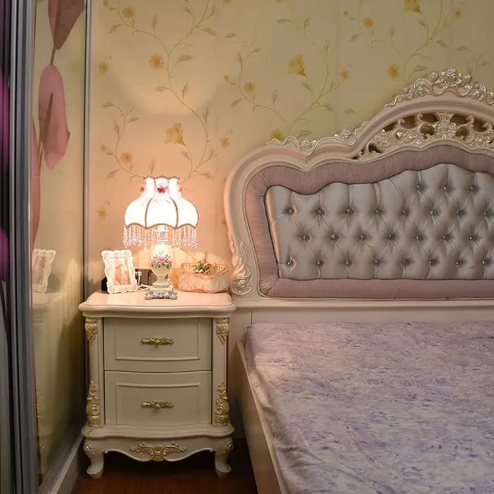 European Style, Bedroom, Desk Lamp Ins Girl, Princess Room, Bedside , Warmth, Gift, Wedding  Wedding, Everbright