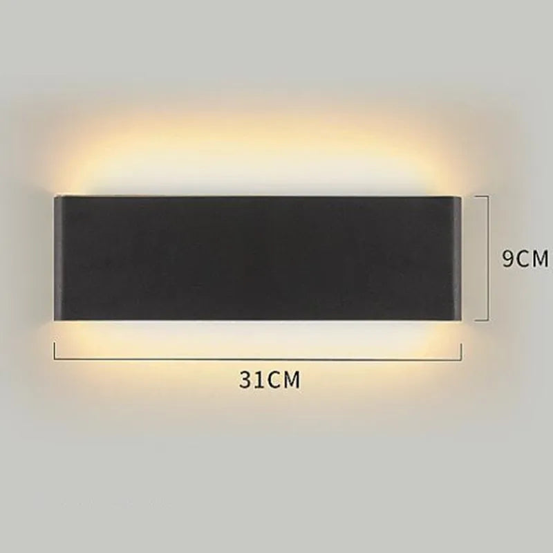 Led Wall Sconce Light 2.4G Bluetooth Remote Control Dimmable Wall Lamp AC170-245V Living Room Bedroom Indoor Wall Light Fixture