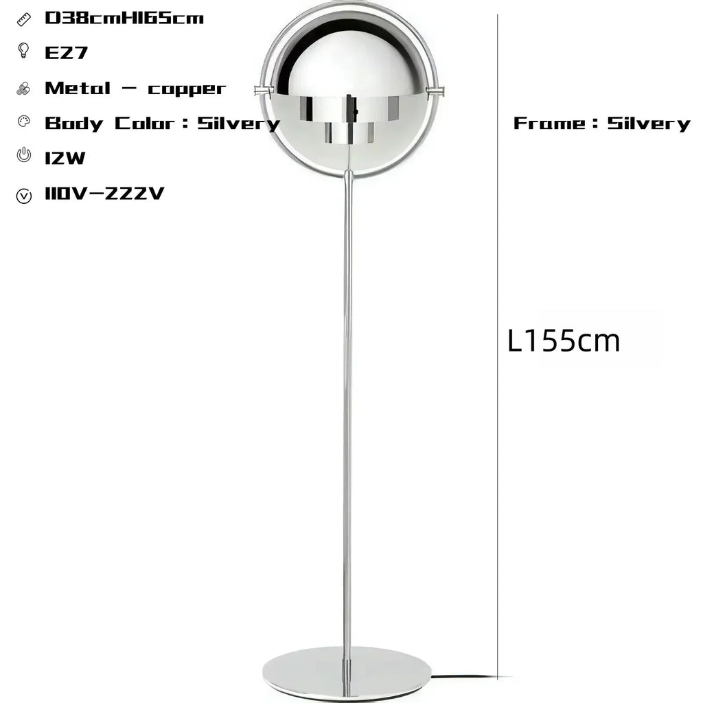 Modern Gubi Floor Lamps For Living Room Home Decor Designer Black Gold Metal Standing Lights