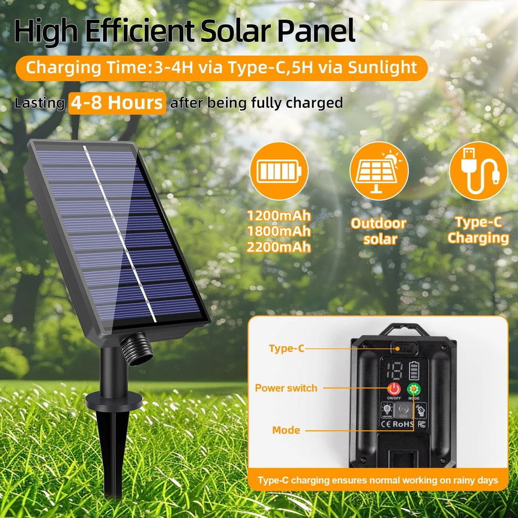 Mini T22 Led String Lights Outdoor Solar Powered 24V Waterproof Dimmable USB Charge Solar Garland for Wedding Party Decoration