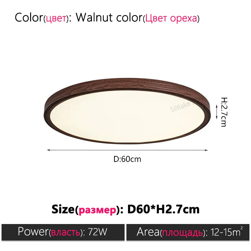 Bedroom ceiling lamp full spectrum eye protection modern simple living room lamp ultra-thin room balcony corridor study lights