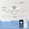 Nordic New Acrylic Ceiling Lights Modern Simple Geometric Lighting for Living Room Light Luxury Atmospheric Bedroom Lamp