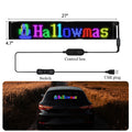 LED Matrix Panel Rolling Advertising LED Signage USB 5V Bluetooth App Controlled Sign Light Programmable LED Car Sign