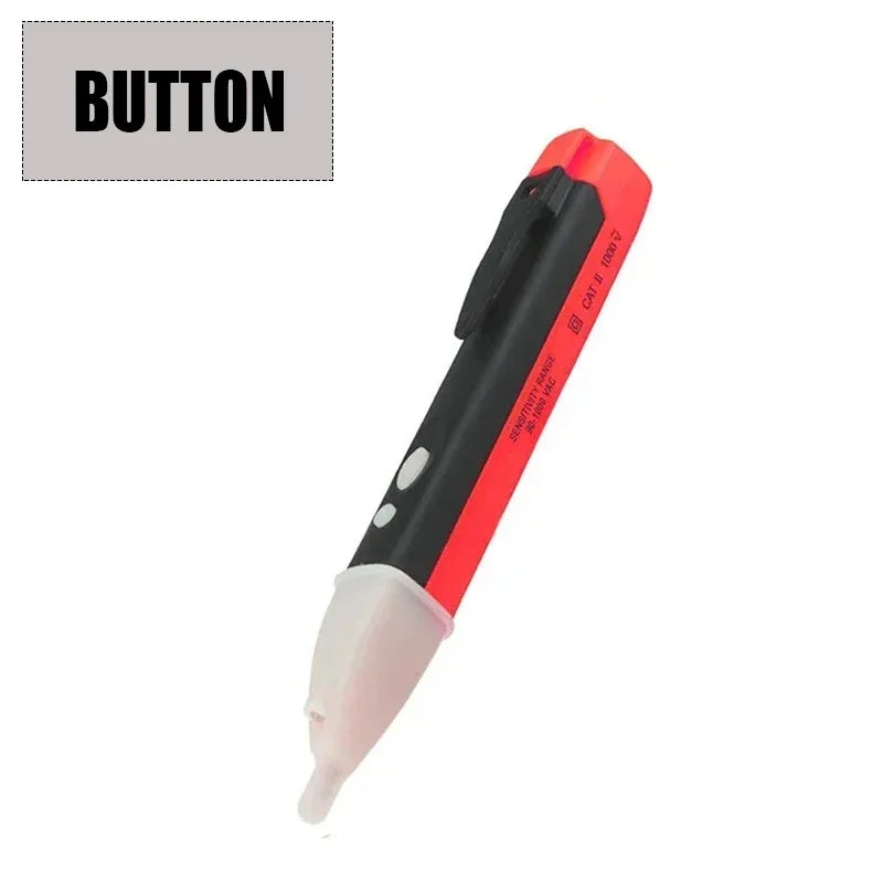 AC 110V 220V Voltmeter Voltage Probe Volt Meter Power Detector Tester Non-Contact Socket Wall Electric Indicator 90-1000V
