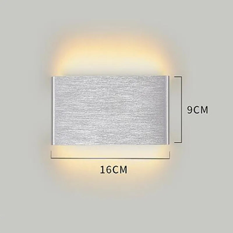 Led Wall Sconce Light 2.4G Bluetooth Remote Control Dimmable Wall Lamp AC170-245V Living Room Bedroom Indoor Wall Light Fixture