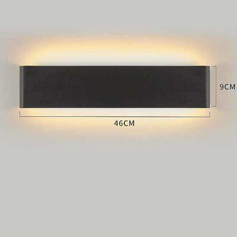 Led Wall Sconce Light 2.4G Bluetooth Remote Control Dimmable Wall Lamp AC170-245V Living Room Bedroom Indoor Wall Light Fixture