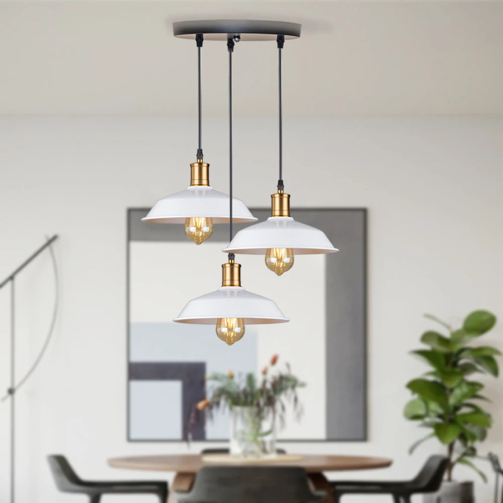 New Industrial Chandelier Vintage Ceiling Lamps Home Loft Style Kitchen Bar Counter Dining Tables Diningroom Decorative E27 base
