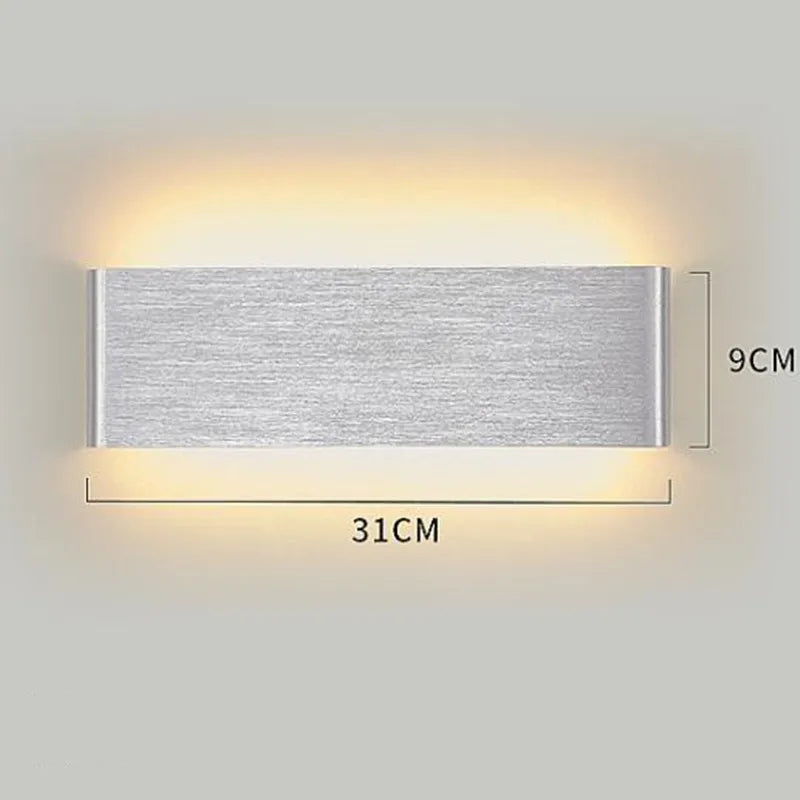 Led Wall Sconce Light 2.4G Bluetooth Remote Control Dimmable Wall Lamp AC170-245V Living Room Bedroom Indoor Wall Light Fixture